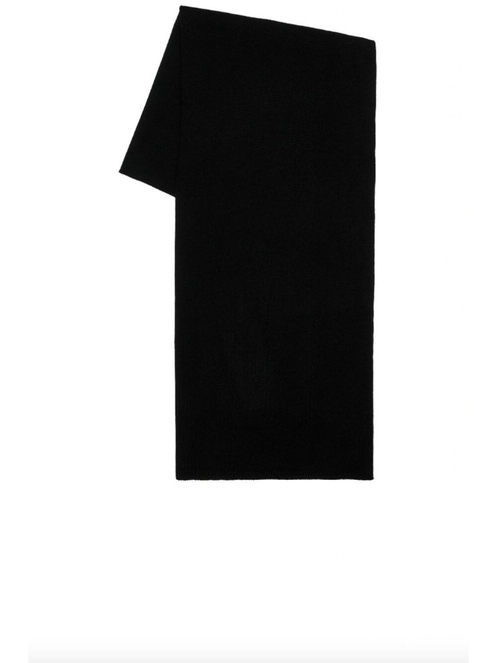 Helsa Briella Cashmere Knit Scarf Black One Size - Picture 2 of 7